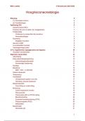 Hoogrisiconeonatologie - volledige samenvatting (2023-2024)