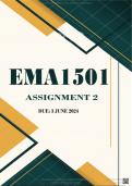 EMA1501 Assignment 2 Due 3June 2024