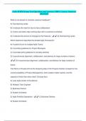 SAFe POPM Exam Test Questions and Answers (100% Correct Answers) 2024/2025