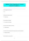 Appian Exam Questions & Correct  Answers/ Graded A