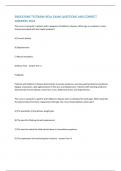 ENDOCRINE TESTBANK REAL EXAM QUESTIONS AND CORRECT  ANSWERS 2024 The nurse is caring for a patient with a diagnosis of Addison's disease. What sign or symptom is most  closely associated with this health problem?