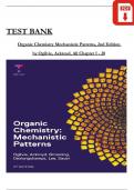 Ogilvie/Ackroyd, Organic Chemistry Mechanistic Patterns, 2nd Edition TEST BANK, Verified Chapters 1 - 20, Complete Newest Version 