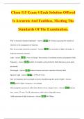 Chem 115 Exam 4 Each Solution Offered Is Accurate And Faultless, Meeting The Standards Of The Examination.