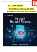 Billingsley/Gitman, Personal Financial Planning, 16th Edition 2024 Solution Manual, Verified Chapters 1 - 15, Complete Newest Version 