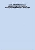 COMBINED SOLUTIONS NEW UPDATE FOR SNHU IHP 330 (Principles of Epidemiology) exam quizes and worksheets  Southern New Hampshire University