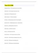 Tool ID CDE questions with 100 % correct answers 