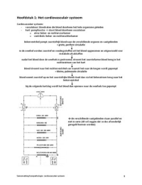 Fysiopathologie (2/6) - cardiovasculair systeem