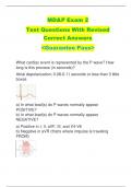 MD&P Exam 2 Test Questions With Revised  Correct Answers  <Guarantee Pass>