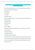 NSG 533 Advanced Pharmacology Test 1 Questions with 100% Correct Answers 2024 | Distinction