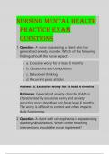 ATI RN Mental Health Proctored Exam (13 Latest Versions, 202/2025) / ATI Mental Health Proctored Exam / Mental Health ATI Proctored Exam (Complete Guide for Exam Preparation, 100% Correct Answers)