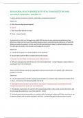 BEHAVIORAL HEALTH EMERGENCIES REAL EXAMQUESTIONS AND  ACCURATE ANSWERS…GRADED A+ In which position should you restrain a physically uncooperative patient?