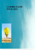 LCR4802 EXAM PACK 2023