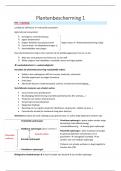 Complete samenvatting Plantenbescherming I 