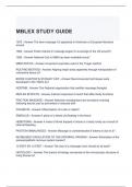 MBLEX STUDY GUIDE 2024