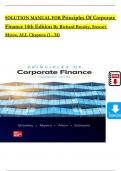 Solution Manual for Principles of Corporate Finance 14th Edition by Richard Brealey, Stewart Myers, Verified Chapters 1 - 34, Complete Newest Version