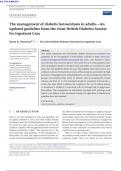 The management of diabetic ketoacidosis in adults—An updated guideline from the Joint British Diabetes Society for Inpatient Care