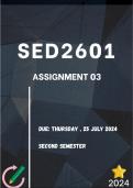 (DUE SEMESTER TWO- 2024) LSP1501 ASSIGNMENT 3- 2024,   LSK3701 ASSIGNMENT 2- 2024,   PES3701 ASSIGNMENT 3- 2024 ,   PDU3701 ASSIGNMENT 3- 2024,  SED2601 ASSIGNMENT 3- 2024,  HES4809 ASSIGNMENT 2- 2024,   ENG2613 ASSIGNMENT 3- 2024,  ENC1501 ASSIGNMENT 3- 