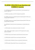 Pa MPJE   Bundled Exam Questions Package with Correct Answers