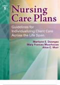 Nursing Care plans Guidelines for Individualizing Client Care