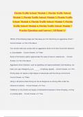 Florida Traffic School: Module 1, Florida Traffic School: Module 2, Florida Traffic School: Module 3, Florida Traffic School: Module 4, Florida Traffic School: Module 5, Florida Traffic School: Module 6, Florida Traffic School: Module 7 Practice Questions