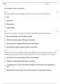 ASSESSMENT OF HEMATOLOGIC FUNCTION AND TREATMENT MODALITIES QUESTIONS AND CORRECT ANSWERS