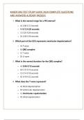 KAISER EKG TEST STUDY GUIDE 2024 COMPLETE QUESTIONS AND ANSWERS ALREADY PASSED!!,,,Alpha