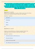 NSG 6420 WEEK 1 TO WEEK 8 QUIZZES (8 QUIZZES) ACTUAL  EXAMS 2024/2025 QUESTIONS AND CORRECT ANSWERS  ALREADY GRADED A+/ NSG 6430 KNOWLEDGE CHECK WEEK  1-8 QUIZZES ANSWERS FOR MIDTERM AND FINAL EXAMS  PREP (BRAND NEW!!)