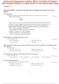 Test Bank for Algebra and Trigonometry 5th Edition By Robert Blitzer (All Chapters, 100% Original Verified, A+ Grade)