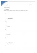 Exam ANATOMY SCIN 132 quiz 5