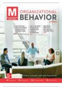 SOLUTION MANUAL FOR M ORGANIZATIONAL BEHAVIOR 5TH EDITION BY STEVEN MCSHANE, MARY VON GLINOW