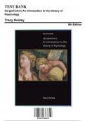 Test Bank: Hergenhahn's An Introduction to the History of Psychology 8th Edition by Tracy Henley - Ch. 1-20, 9781337564151, with Rationales