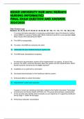 KEISER UNIVERSITY NUR 3870| NUR3870 NURSING INFORMATICS FINAL EXAM QUESTION AND ANSWERS  20242025