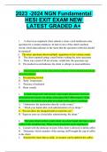 HESI FUNDAMENTALS REAL EXAM QUESTIONS AND ANSWERS WITH RATIONALES LATEST UPDATES//GRADED