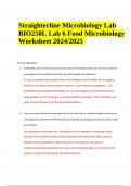 Straighterline Microbiology Lab BIO250L Lab 3 Structure & Microscopy | Straighterline Microbiology Lab BIO250L Lab 6 Food Microbiology Worksheet 2024 & Straighterline Microbiology Lab BIO250L Lab 4 Selective Media & Agar Worksheet (New Version Updated)