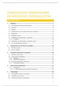 Samenvatting Gerechtelijke geneeskunde en criminalistiek '23-'24