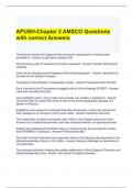 APUSH-Chapter 2 AMSCO Questions with correct Answers 100%