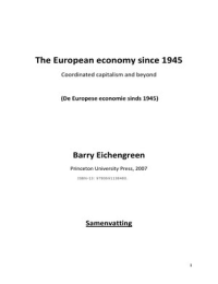 The European Economy since 1945, Eichengreen