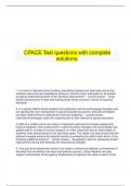  CPACE Test questions with complete solutions.