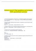    Kumon Level N Test questions and answers 100% guaranteed success.