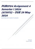 PUB3704 Assignment 4 Semester 1 2024 (673973) - DUE 29 May 2024