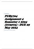 PUB3704 Assignment 4 Semester 1 2024 (673973) - DUE 29 May 2024