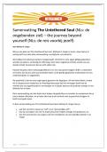 Samenvatting (NLs, pdf) van het boek The Untethered Soul van Michael A. Singer - door Uitblinker