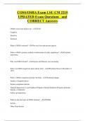 COSS/OSHA Exam LSU CM 2215 UPDATED Exam Questions and  CORRECT Answers