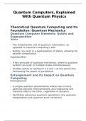 Summary -  quantum computing 