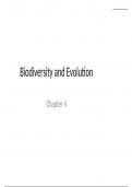 Biodiversity and Evolution PowerPoint