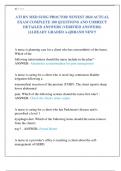 ATI RN MED SURG PROCTOR NEWEST 2024 ACTUAL  EXAM COMPLETE 100 QUESTIONS AND CORRECT  DETAILED ANSWERS (VERIFIED ANSWERS)  |ALREADY GRADED A+||BRAND NEW!!