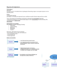 Begroten & budgetteren