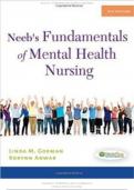 NEEBS FUNDAMENTALS OF MENTAL HEALTH NURSING 4TH EDITION TEST BANK