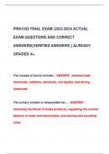 PRN1032 FINAL EXAM |2023-2024 ACTUAL  EXAM QUESTIONS AND CORRECT  ANSWERS(VERIFIED ANSWERS ) ALREADY  GRADED A+