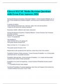 Edexcel IGCSE Maths Revision Questions with Error-Free Answers 2024